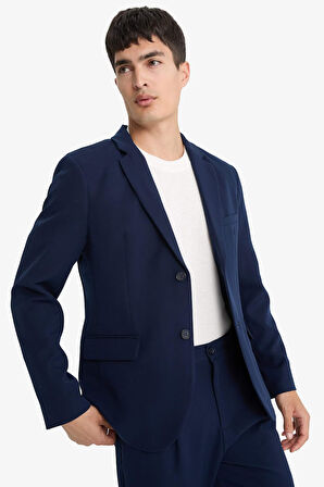 Slim Fit Dar Kesim Blazer Ceket