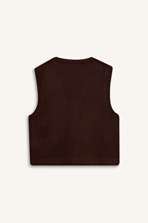 Regular Fit V Yaka Yelek