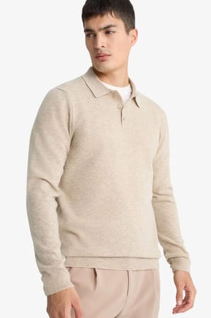 DeFacto %100 Yün Standart Fit Polo Yaka Kazak F3121AX25WNBG300