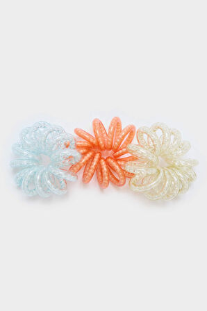 Kadın 3'lü Spiral Lastik Toka