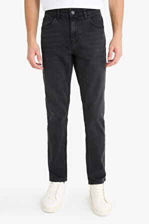 Pedro Slim Fit Dar Kalıp Normal Bel Dar Paça Jean Pantolon