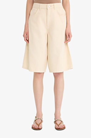 DeFacto Coool Normal Bel Kısa Paça Gabardin Bermuda Şort F3133AX25HSER105