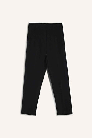 Carrot Fit  Fermuarlı Yüksek Bel Dar Paça Crop Pantolon