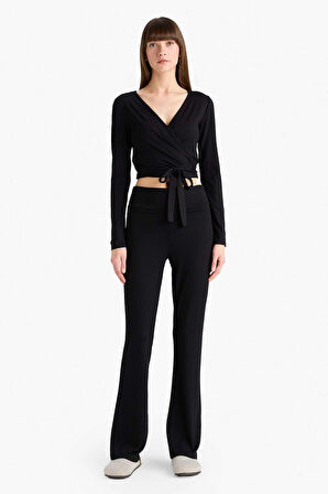 İspanyol Paça Tayt Pantolon-Fall in Love Loungewear