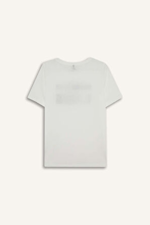 Regular Fit Bisiklet Yaka Kısa Kollu Tişört