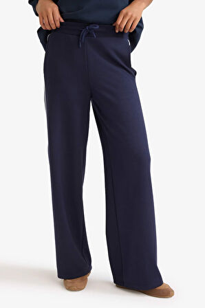 Straight Fit Cepli Düz Paça Eşofman Altı