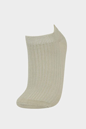 Kadın Rahat Lastikli 7'li Pamuklu Patik Çorap