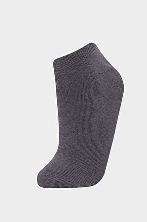 Kadın 5'li Pamuklu Patik Çorap