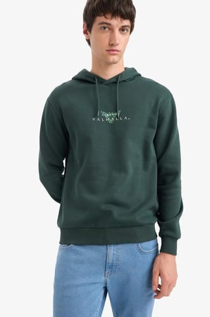 DeFacto Vikings Valhalla Regular Fit Kapüşonlu Sweatshirt E9299AX25AUGN536