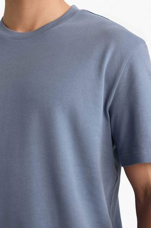 DeFacto REGULAR FIT %100 Pamuk Basic Tişört E7961AX26SPGR504