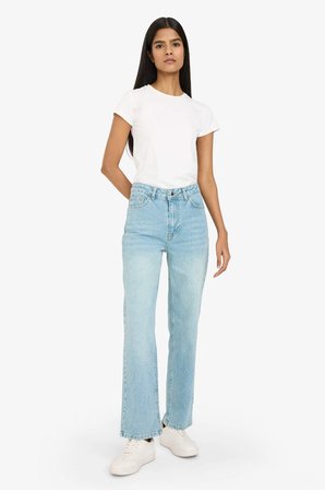 DeFacto Comfort Straıght Normal Bel Bilek Boy Jean Yıkamalı Pantolon G2215AX26SPNM28