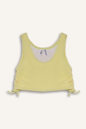 Çiçekli Şortlu Bikini Kız Çocuk