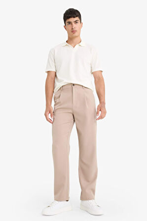 Regular Fit Polo Yaka Waffle Kısa Kollu Tişört