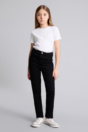 DeFacto Skınny Fıt Jean Pantolon Kız Çocuk G0257A826SPBK27