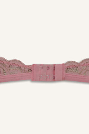 Simli Dantel Kapsız Pedsiz Balensiz Triangle Bra-Fall in Love