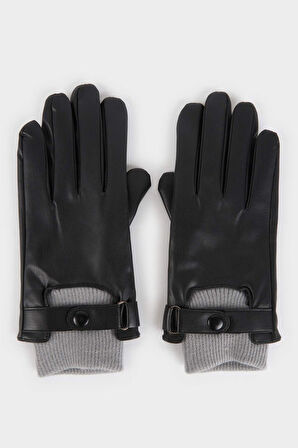 Kadın Suni Deri Eldiven