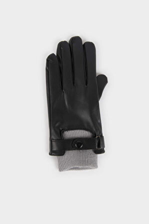 Kadın Suni Deri Eldiven