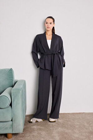 Modal Kimono Ceket-Fall in Love Loungewear