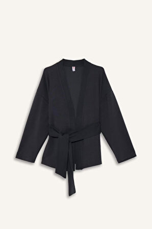 Modal Kimono Ceket-Fall in Love Loungewear