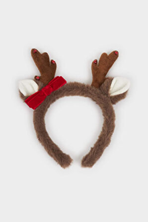 Kadın Yılbaşı Geyik Temalı Taç