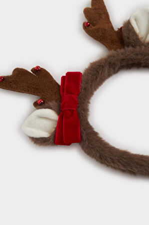 Kadın Yılbaşı Geyik Temalı Taç