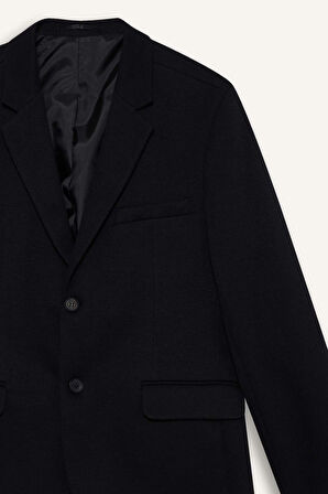 Slim Fit Dar Kesim Blazer Ceket