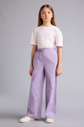 DeFacto Wıde Leg Gabardin Pantolon Kız Çocuk G0607A826SMPR143