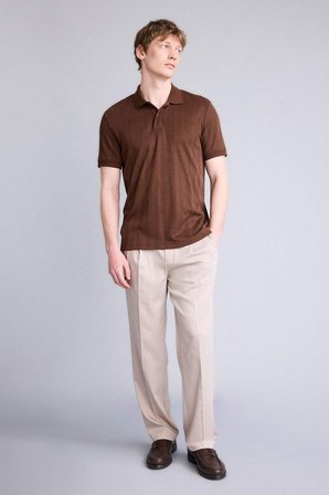 DeFacto Regular Fit Polo Yaka Kısa Kollu Triko Tişört C4140AX26SMBN271