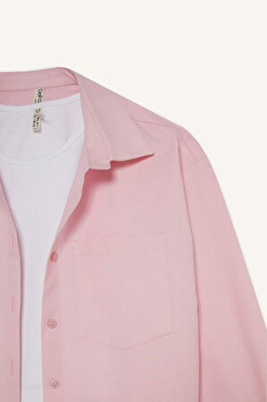 Kız Çocuk Okul Oxford Uzun Kollu Gömlek