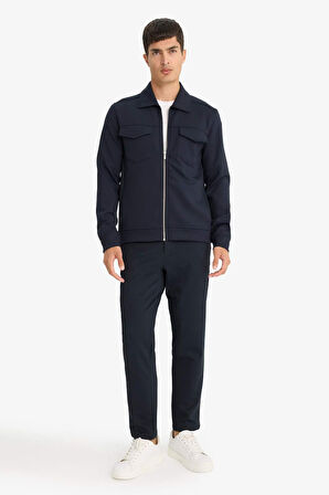 Regular Fit Polo Yaka Gömlek Ceket