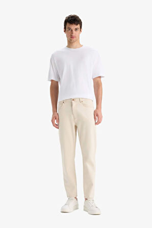 DeFacto %100 Pamuk 90's Slim Fit Dar Kalıp Yüksek Bel Dar Paça Jean Pantolon E1370AX25SMBG714