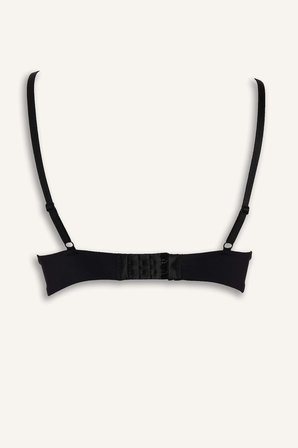 DeFacto Push Up Micro Kaplı Yarım Dolgulu Balenli Tişört Bra Z3350AZ26SPBK81