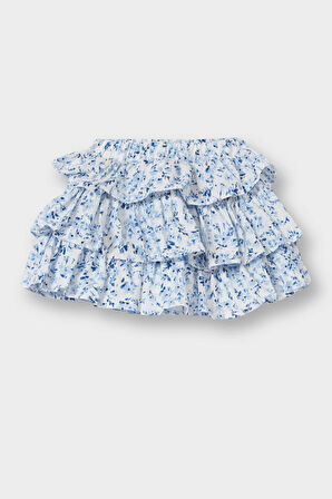 Kız Bebek Çiçekli Brode Etek