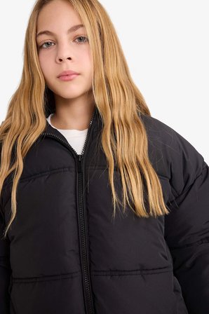 DeFacto Su İtici Kapüşonlu Mont Kız Çocuk F5876A826SPBK27
