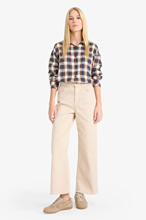 Coool Overshirt Fit Kareli Uzun Kollu Gömlek