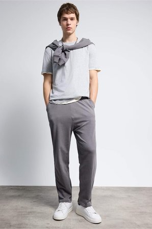 DeFacto NEW REGULAR FIT %100 Pamuk Basic Tişört V7699AZ26SPGR210