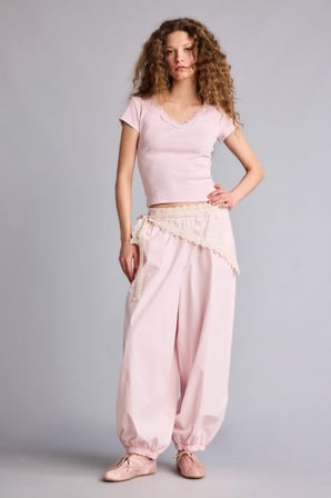 DeFacto Balloon Fıt Normal Bel Poplin Pantolon G9896AX26SPPN590