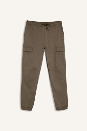 Regular Kargo Jogger Kargo Cepli Jogger Paça Pantolon