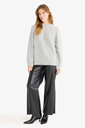 Regular Fit Bisiklet Yaka Triko Kazak