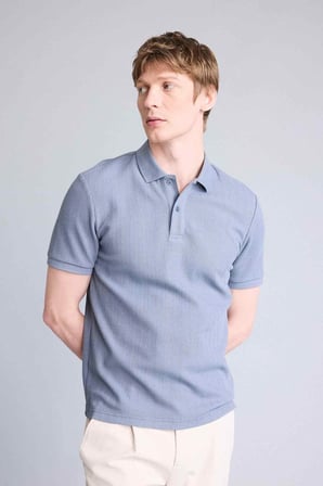 DeFacto %100 Pamuk REGULAR FIT Kısa Kollu Polo Tişört F9818AX26SPGN1255