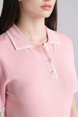 DeFacto Fitted Polo Yaka Kısa Kollu Triko Tişört C1498AX26SPPN475