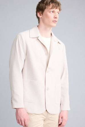 DeFacto Regular Fıt Polo Yaka Yarım Astar Blazer Ceket G7591AX26SMER22