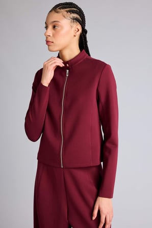 DeFacto Standart Fıt Dik Yaka Skuba Dalgıç Kumaş Fermuarlı Sweatshirt G1172AX26SPBR115