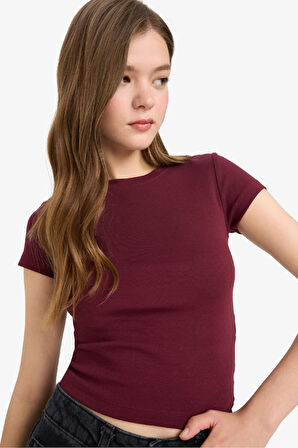 Coool Fitted Ribana Kısa Kollu Tişört