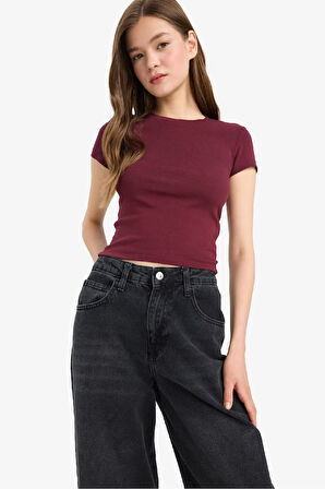 Coool Fitted Ribana Kısa Kollu Tişört