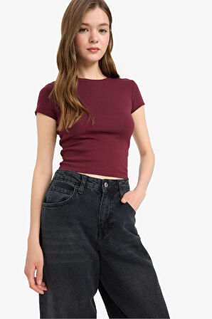 Coool Fitted Ribana Kısa Kollu Tişört