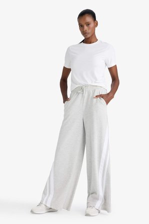 DeFactoFit Wide Leg Geniş Paça Standart Boy Sporcu Pantolon