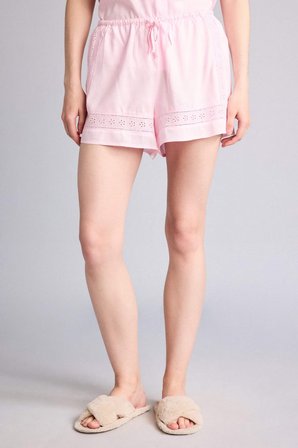 DeFacto Regular Fıt Kısa Boy Dokuma Pijama Şort G4373AX26SPPN648