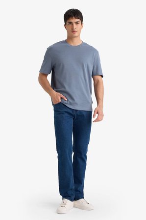 DeFacto REGULAR FIT %100 Pamuk Basic Tişört E7961AX26SPGR504
