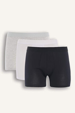 DeFacto Long Fit 3'lü Boxer C6558AX25SMBK81